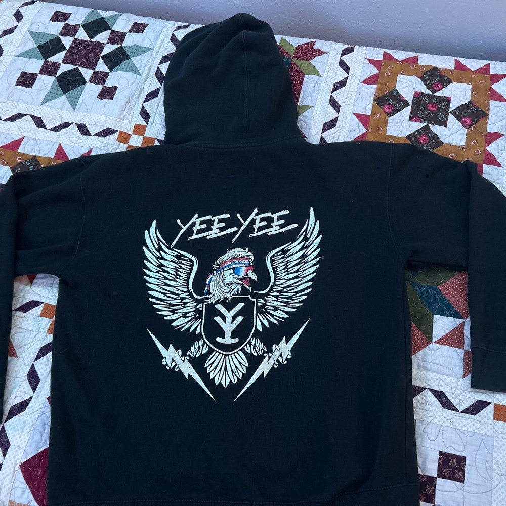 Yee Yee black eagle hoodie